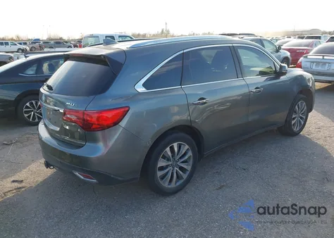 2014 Acura Mdx Technology Package из США, поврежденный, VIN 5FRYD3H40EB016478